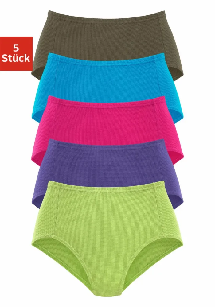 petite fleur Taillenslip 5er-Pack, aus weicher Pikee-Qualität