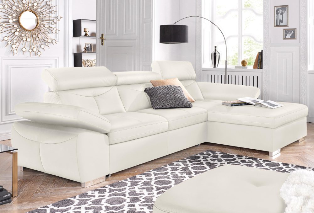 exxpo - sofa fashion Ecksofa, wahlweise mit Bettfunktion und Bettkasten