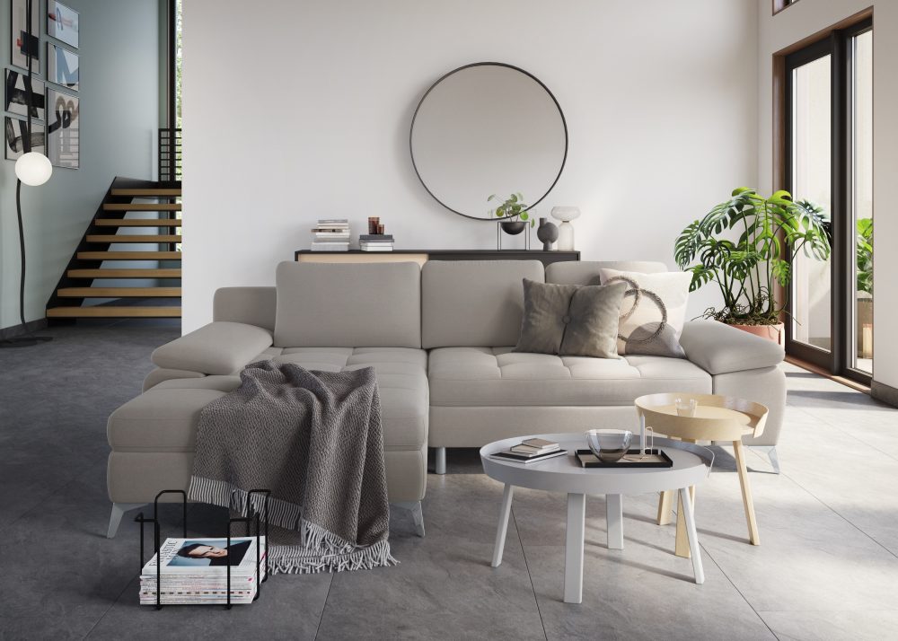 sit&more Ecksofa, mit Recamiere, wahlweise mit Bettfunktion und Bettkasten