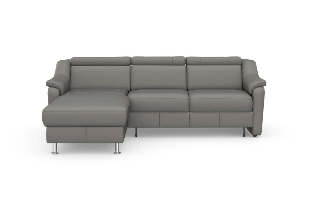 sit&more Ecksofa »Freetown«, inklusive Kopfteilverstellung und komfortablem Federkern, wahlweise mit Bettfunktion und Bettkasten