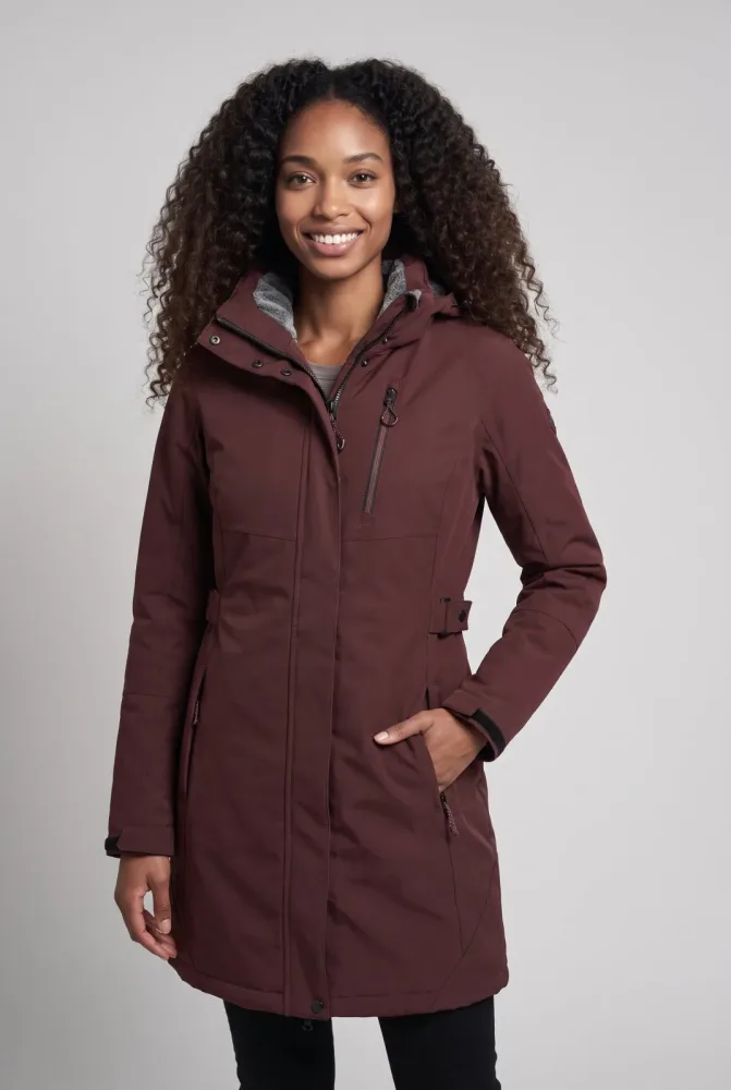Killtec Parka mit Kapuze mit verschweissten Nähten, 10.000 mm Wassersäule, wasser- und winddicht