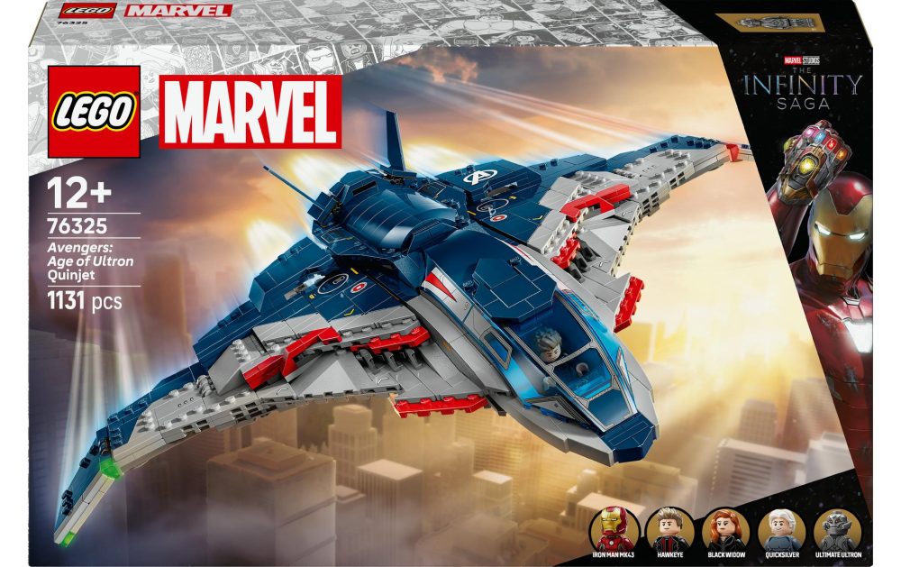 LEGO® Spielbausteine »LEGO® Marvel Avengers: Age of Ultron Quinjet 76325«, (1131 St.)