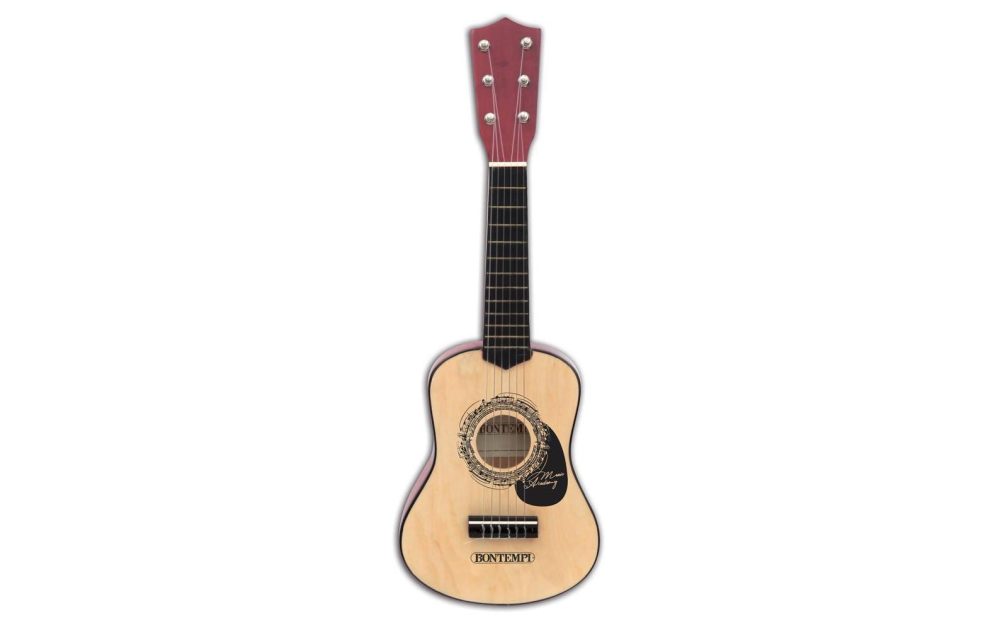 Bontempi Musikspielzeug Holzgitarre 6
