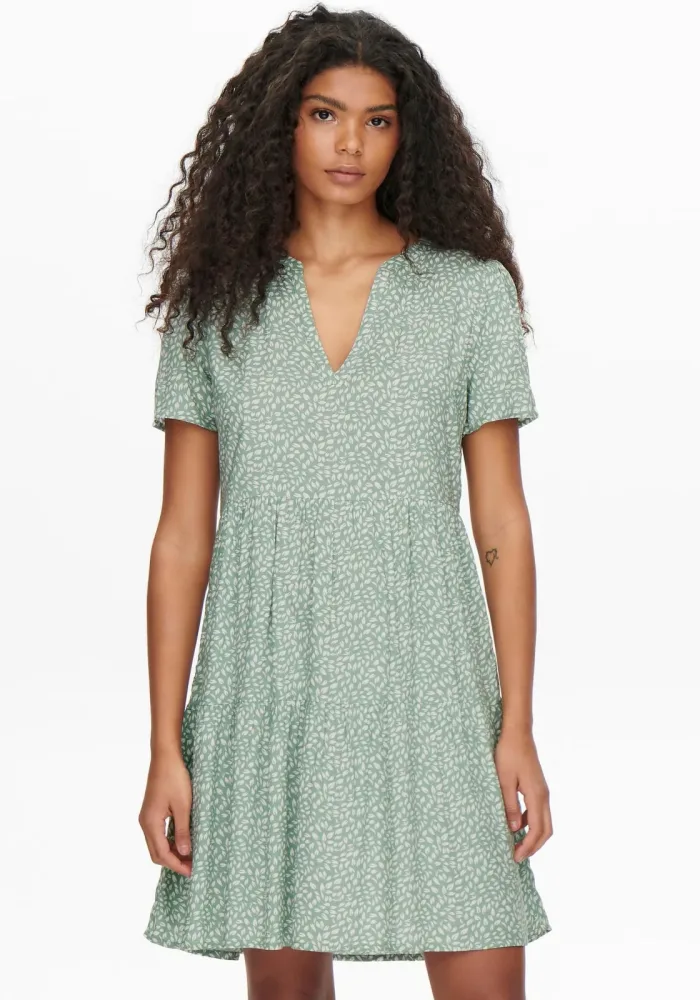 Only - Kleid, für Damen, Zweifarbig, Größe L