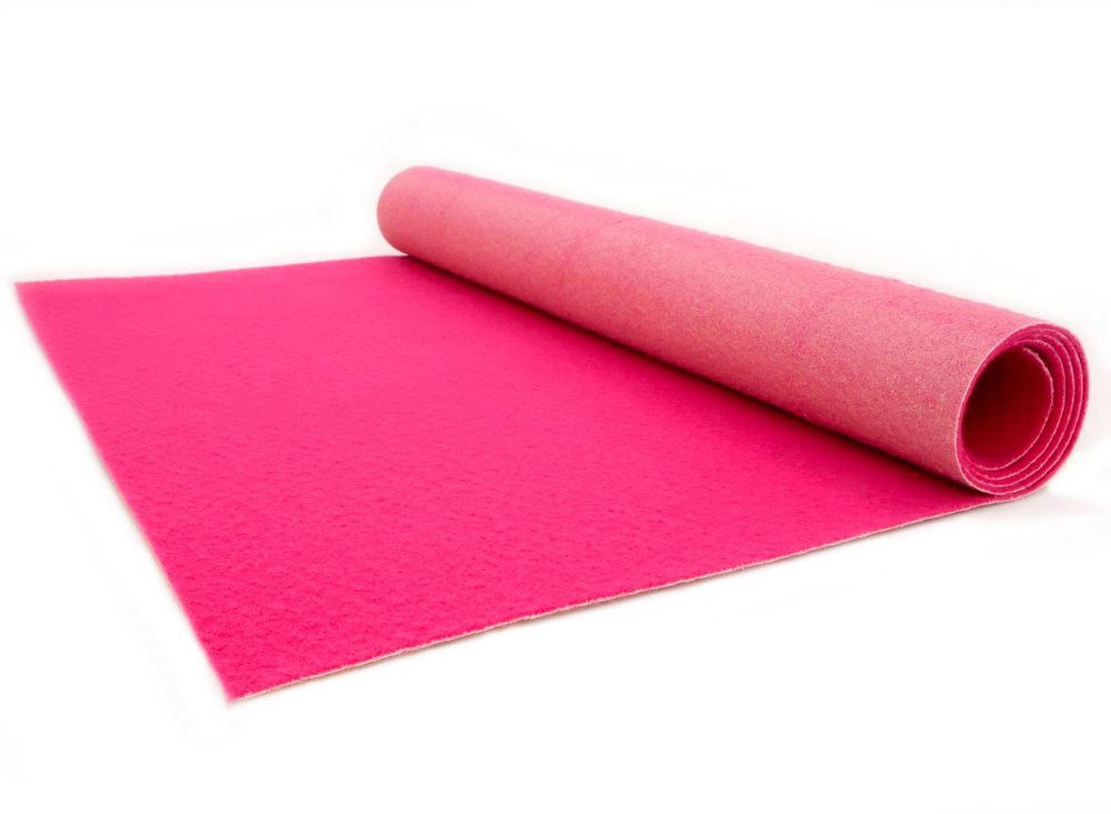 Primaflor-Ideen in Textil Läufer »Eventteppich PODIUM«, rechteckig, 2,6 mm Höhe, Breite 200 cm, robuster Nadelfilz, Uni Farben, In- und Outdoor geeignet, ideal für Events & und Veranstaltungen