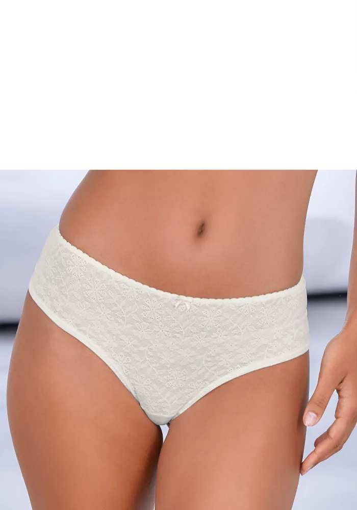 Lascana - Panty, für Damen, Creme, Größe 32-34