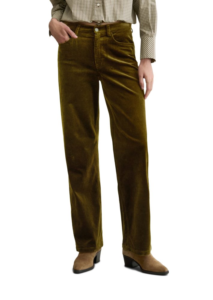 Marc O'Polo DENIM Cordhose »Tomma Wide«, mit Rippstruktur, aus Bio-Baumwoll-Mix, weites, gerades Bein