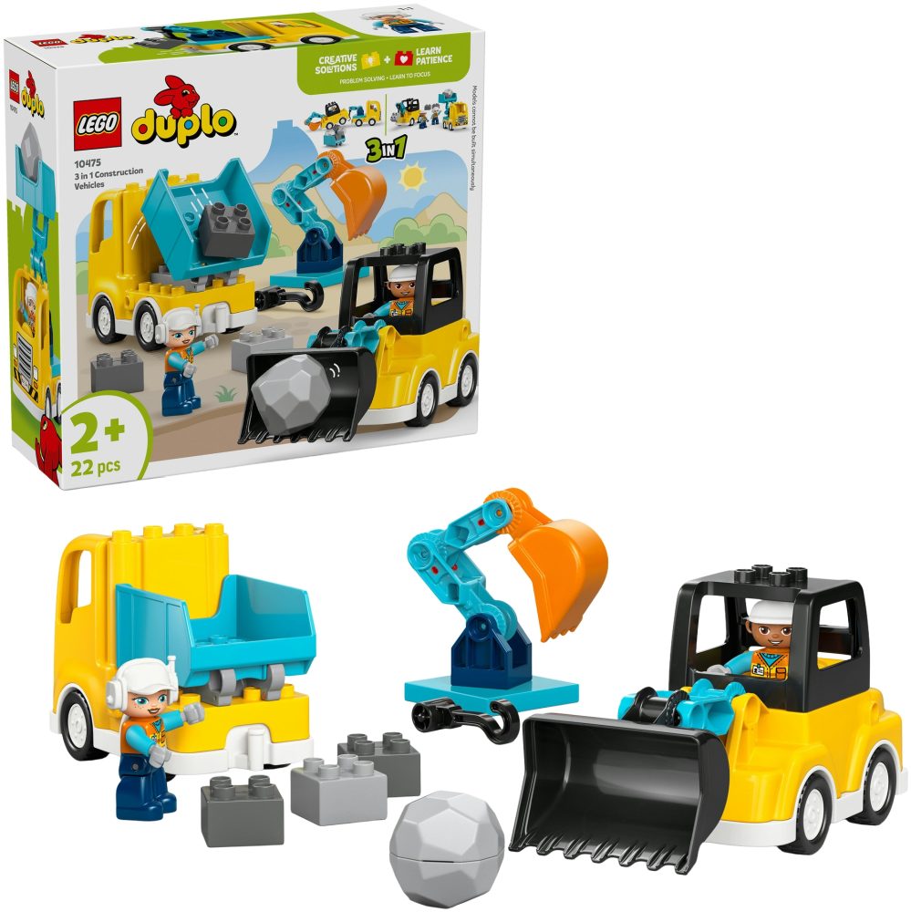 LEGO® - 10475 Baufahrzeuge ? 3-in-1-Set, Multicolor