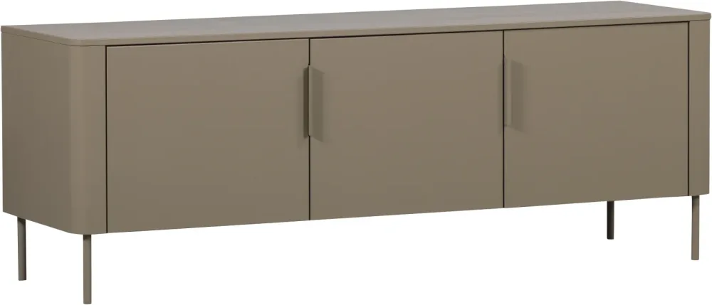 3-türiges Design Lowboard „Gunaro“ aus nachhaltigem Massivholz De Eekhoorn