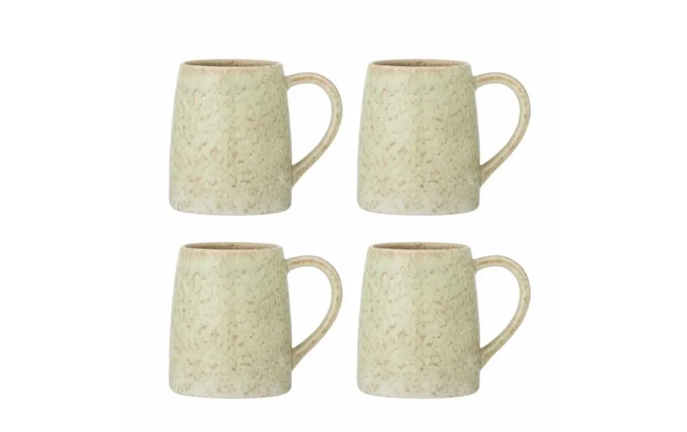 Handgefertigter Becher „Winnie“, 4er-Set Bloomingville