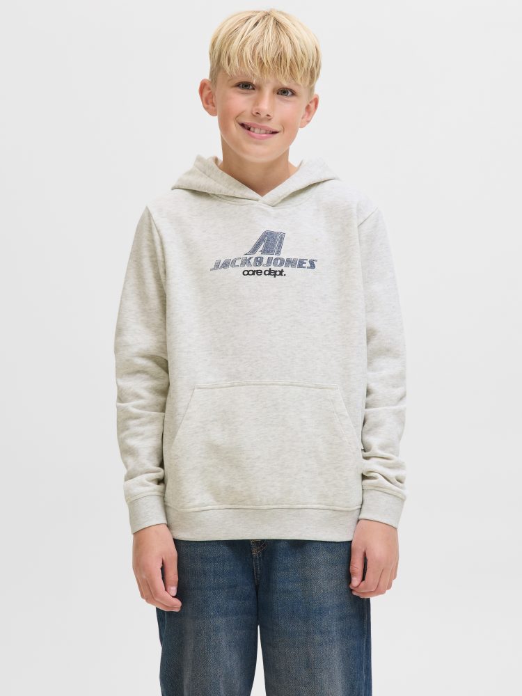 Jack & Jones Junior Kapuzensweatshirt »JCOTIER FRONT PRINT SWEAT HOOD JNR«