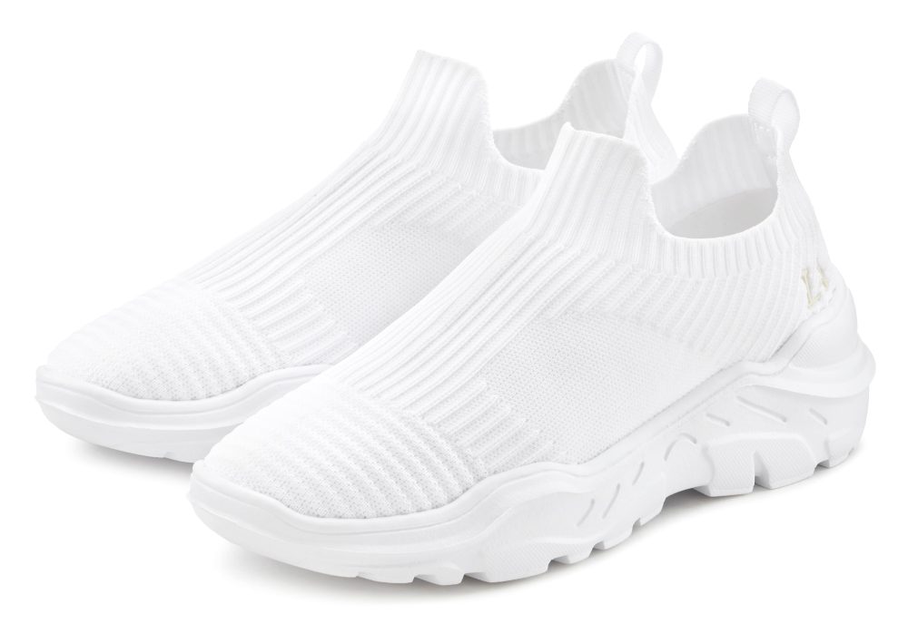 LASCANA Sneaker, aus elastischem Material