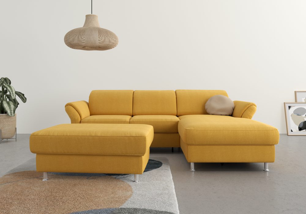 sit&more Ecksofa, wahlweise mit Bettfunktion, Bettkasten und Kopf- und Armteilverstellung