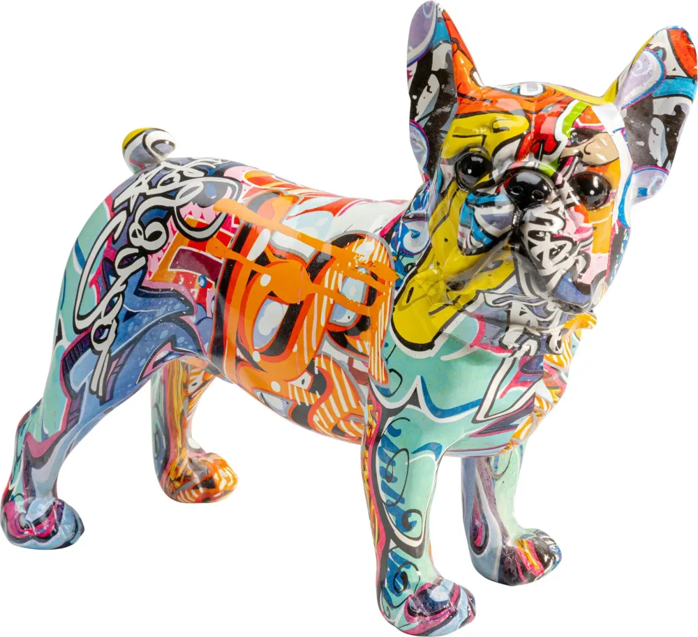 KARE Design - Deko Figur Grafitti Dog, One Size, Multicolor