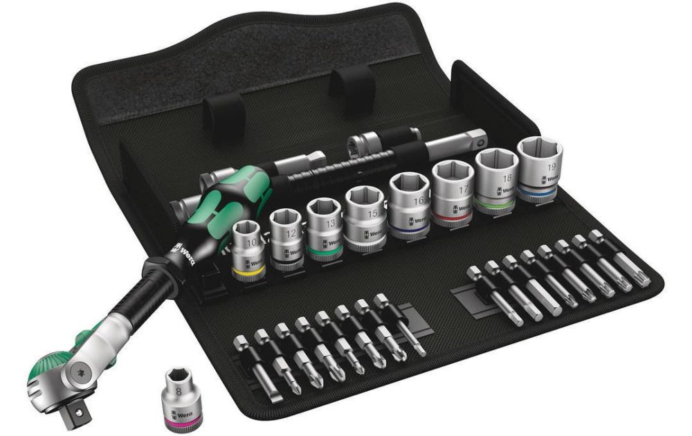 Wera 8100 SB 6 Zyklop Speed Steckschlüsselsatz metrisch 3/8 (10 mm) 29teilig 05004046001