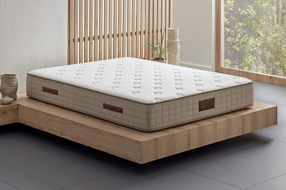 Yatas Bedding Taschenfederkernmatratze »Majestät First Class«, 30 cm cm hoch, 406 Federn, (1 St., 1-tlg.), spezielles Federkernsystem mit punktelastischer Unterstützung