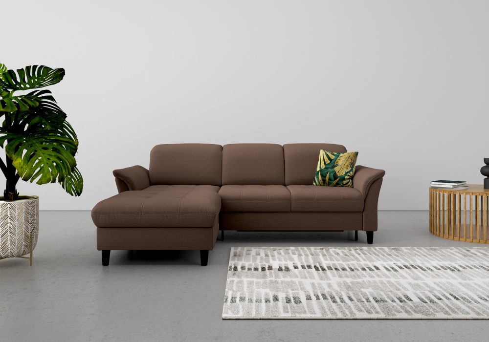 sit&more Ecksofa, wahlweise mit Kopfteilverstellung, Bettfunktion und Bettkasten