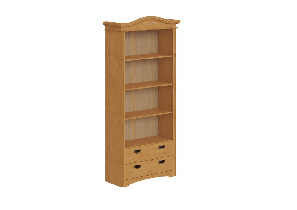 Home affaire Regal »Konrad, Standregal, Bücherregal, Stauraum«, aus massiver Kiefer, Breite 94 cm, Höhe 208 cm, mit Schubladen, FSC®