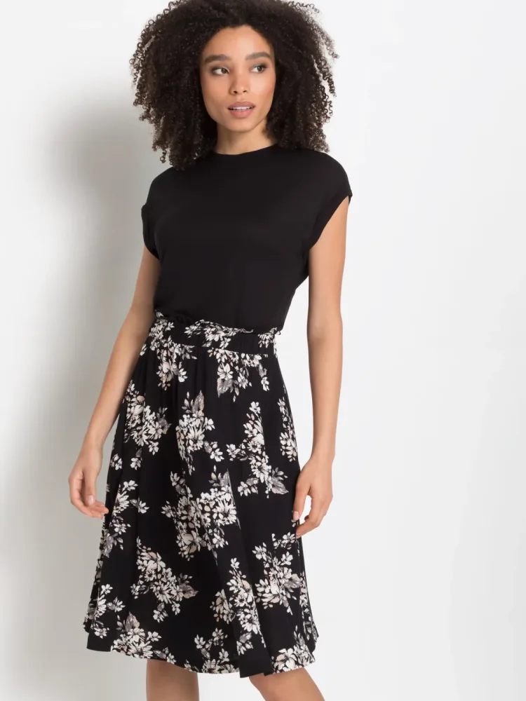 LASCANA Jerseykleid mit Paperbag-Bund