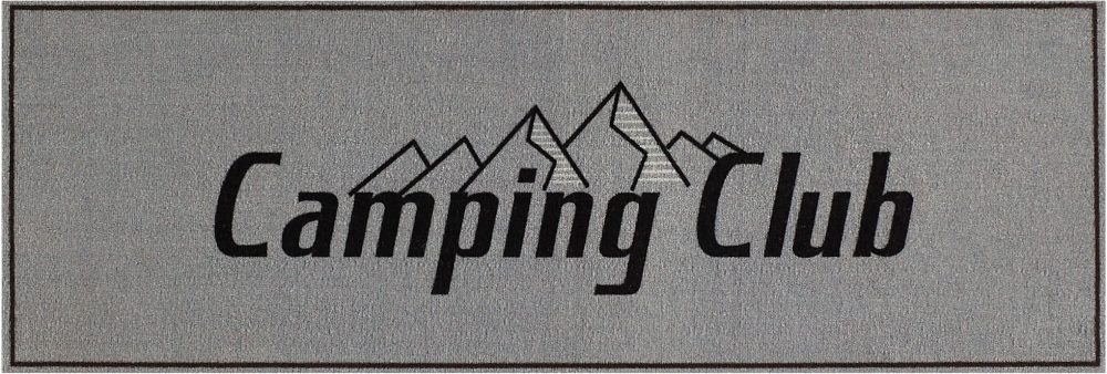 my home Läufer »Camping Club«, rechteckig, mit Schriftzug, ideal für Camper, In- und Outddor geeignet