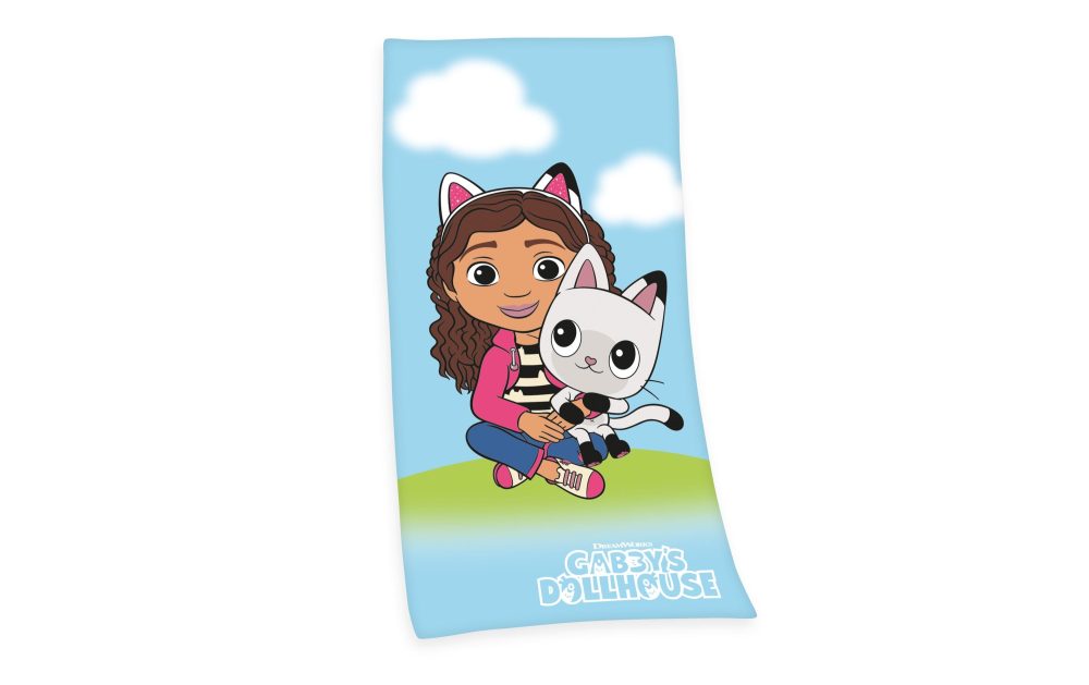 Herding Duschtuch Gabby's Dollhouse 75 x 150 cm, Mehrfarbig