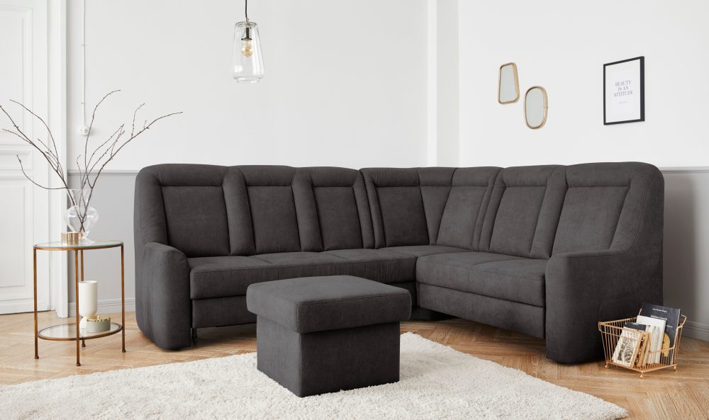 sit&more Ecksofa »Melissa«, klassisches Polsterprogramm, wahlweise mit Bettfunktion und Schubkasten, optional in 