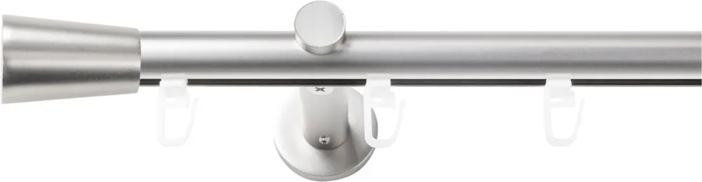 SN DECO GROUP Gardinenstange Ø 19 mm 1 läufig-läufig Fixmass;kürzbar