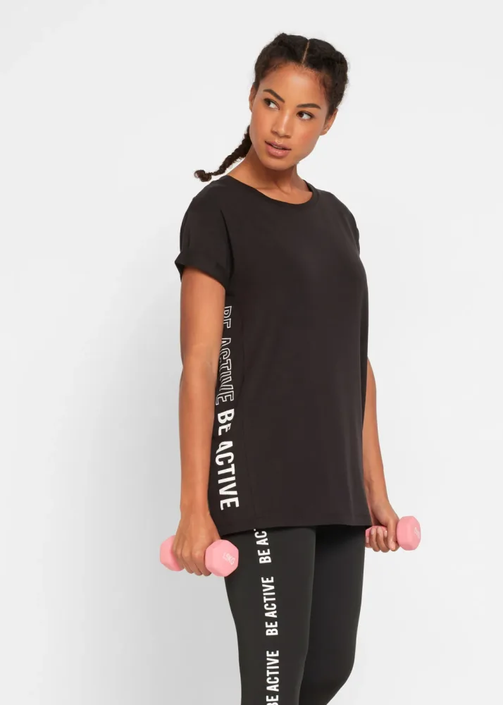bonprix Sport T-Shirtschwarz 36Damen