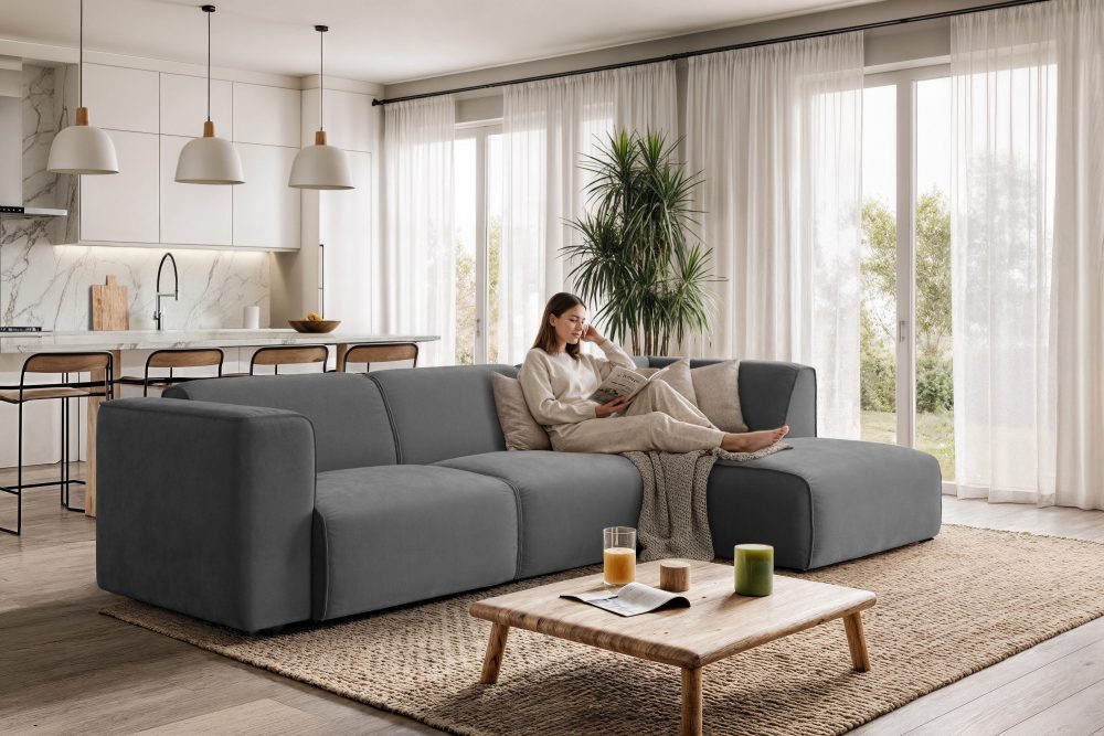 COUCH? Ecksofa »Fettes Polster«, Modulsofa Set, aber auch Module für individuelle Zusammenstellung s. 