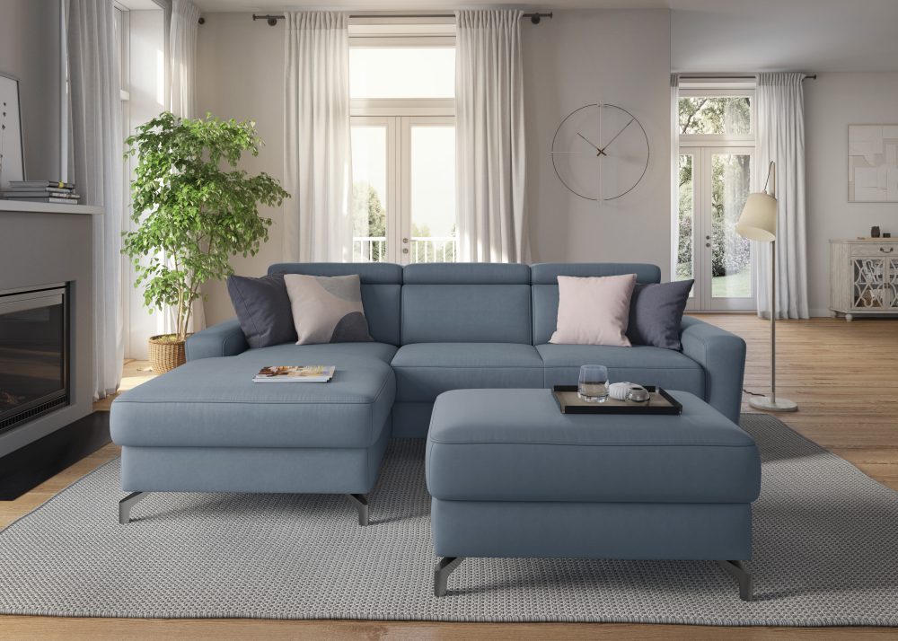 sit&more Ecksofa, inklusive Kopfteilverstellung, wahlweise mit Bettfunktion und Bettkasten