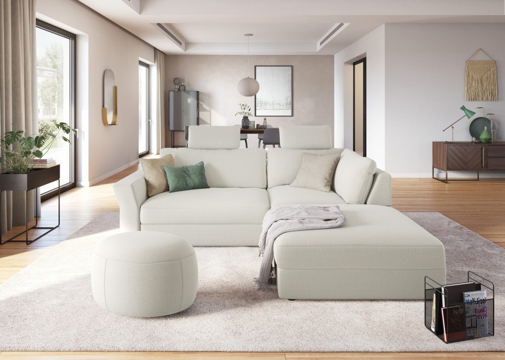 sit&more Ecksofa, inklusive Sitztiefenverstellung