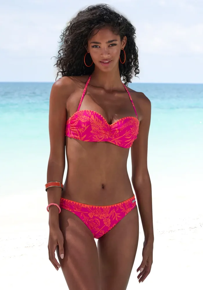 Venice Beach Bügel-Bandeau-Bikini 