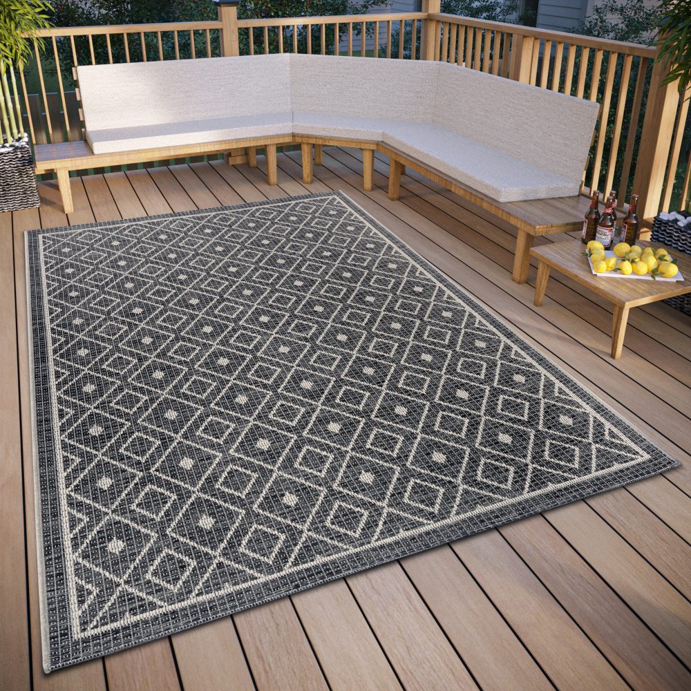 HANSE Home Teppich »Lahal«, rechteckig, strapazierfähig, pflegeleicht, robust, In- und Outdoor, wetterfest