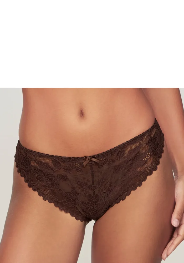 Lascana - String, für Damen, Schokolade, Größe 32-34