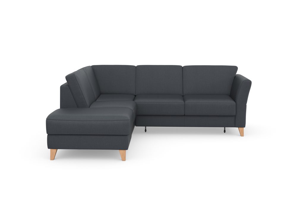 sit&more Ecksofa »Visby V«, Wahlweise mit Bettfunktion und Stauraum, frei im Raum stellbar, mit Federkern, auch erhältlich in dem besonders leicht mit Wasser zu reinigendem 
