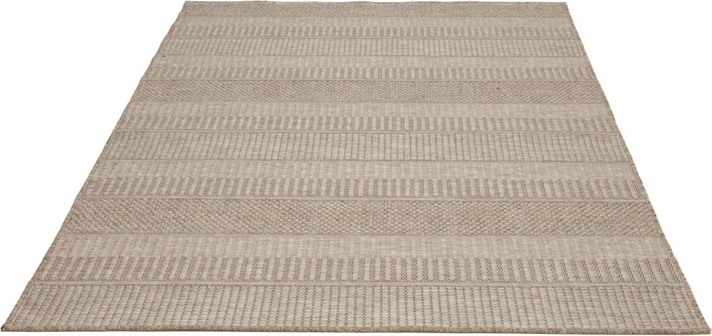 Gino Falcone Teppich »Mariella GF-136«, rechteckig, modernes Streifen Design, meliert, In- und Otdoor geeignet