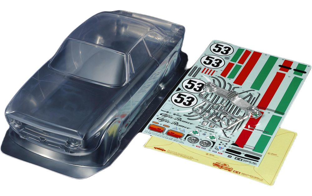 Tamiya Modellauto »Alfa Romeo Giulia Sprint GTA«, 1:10, Unlackiert