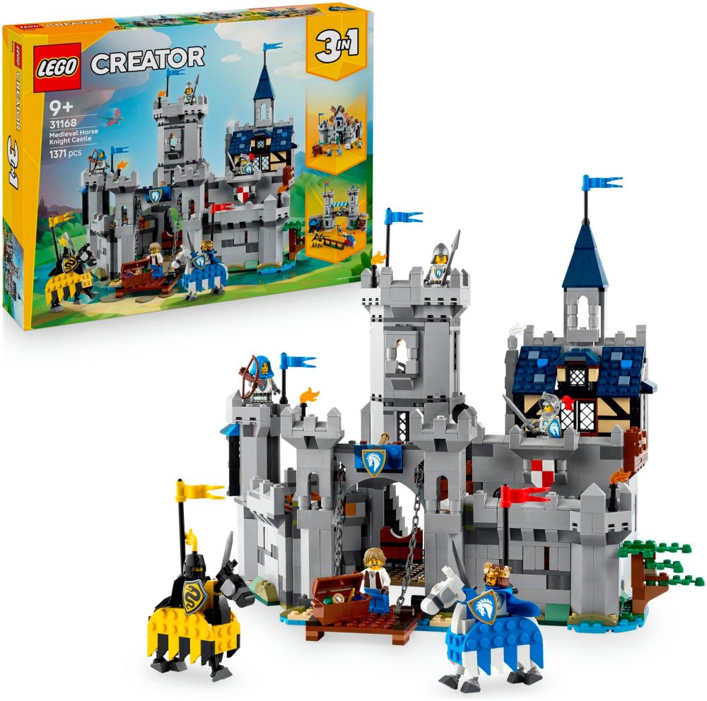 LEGO® Spielbausteine »LEGO® Creator Ritterburg im Mittelalter 31168«, (1371 St.)