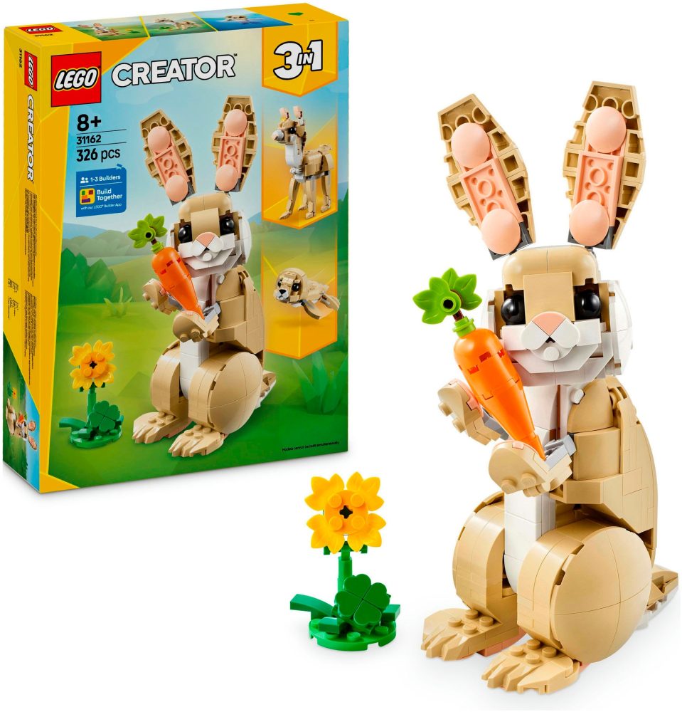 31162 Creator 3-in-1 Häschen, Konstruktionsspielzeug