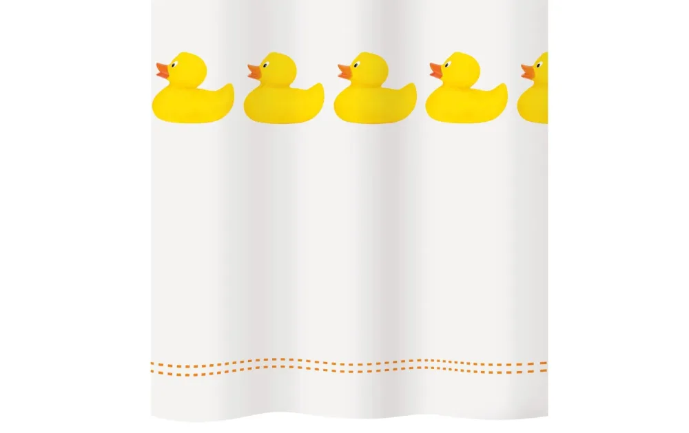 Diaqua - Duschvorhang Textil Duckie, 120X200CM, Multicolor