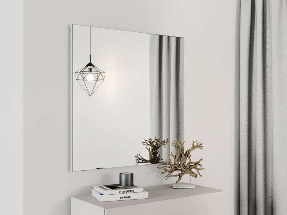 Spiegel quadratisch, viereckig QUITO 76.5x76.5cm kaschmir