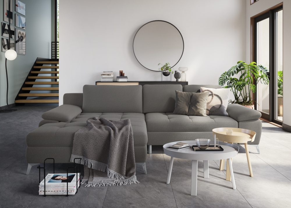 sit&more Ecksofa, mit Mega-Recamiere, wahlweise mit Bettfunktion und Bettkasten