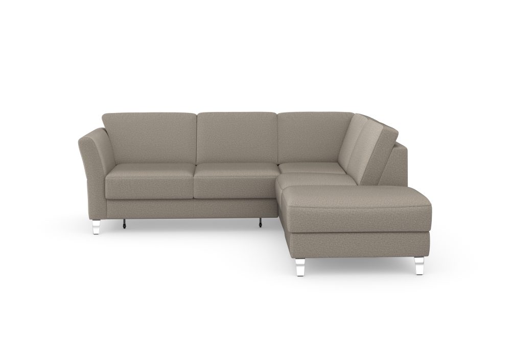 sit&more Ecksofa »Visby V«, Wahlweise mit Bettfunktion und Stauraum, frei im Raum stellbar, mit Federkern, auch erhältlich in dem besonders leicht mit Wasser zu reinigendem 