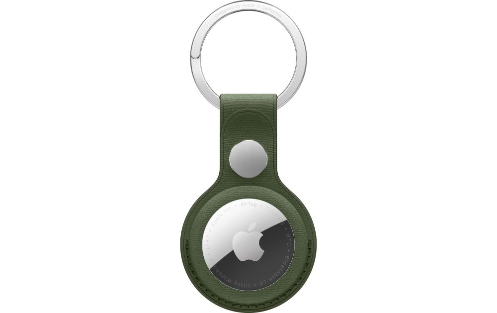 Apple AirTag FineWoven Key Ring Moss ? Keyfinder/Selfie Stick/Gadgets