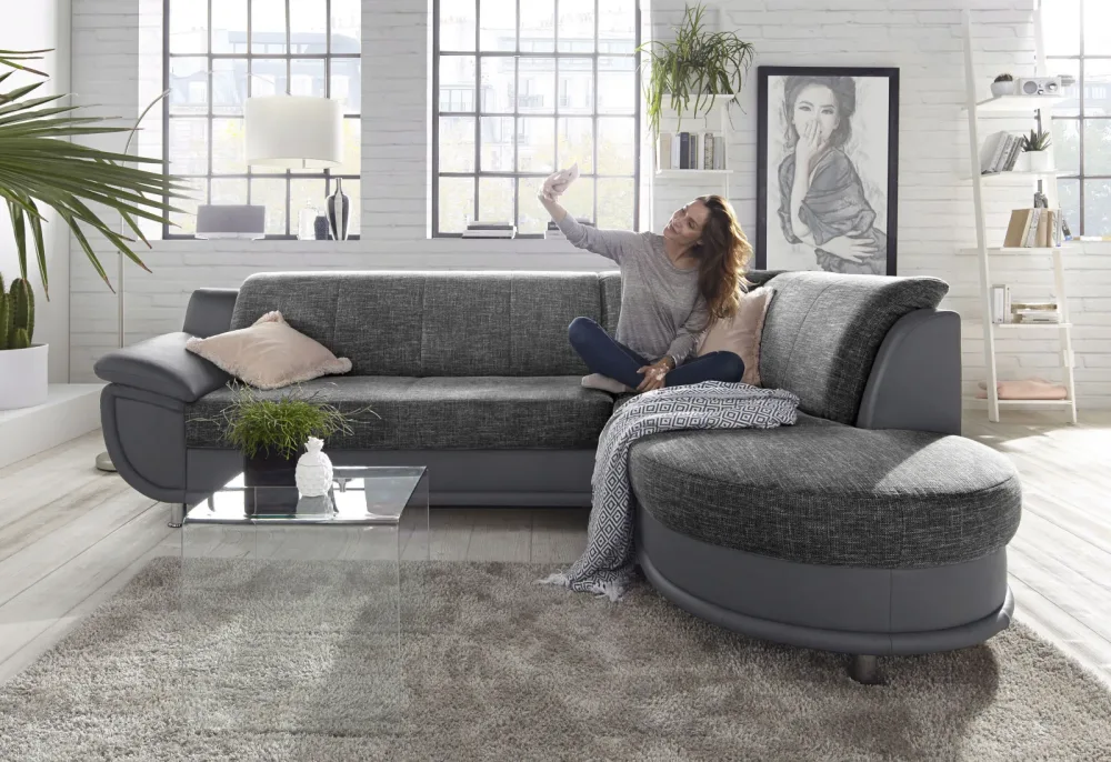 TRENDMANUFAKTUR Ecksofa 