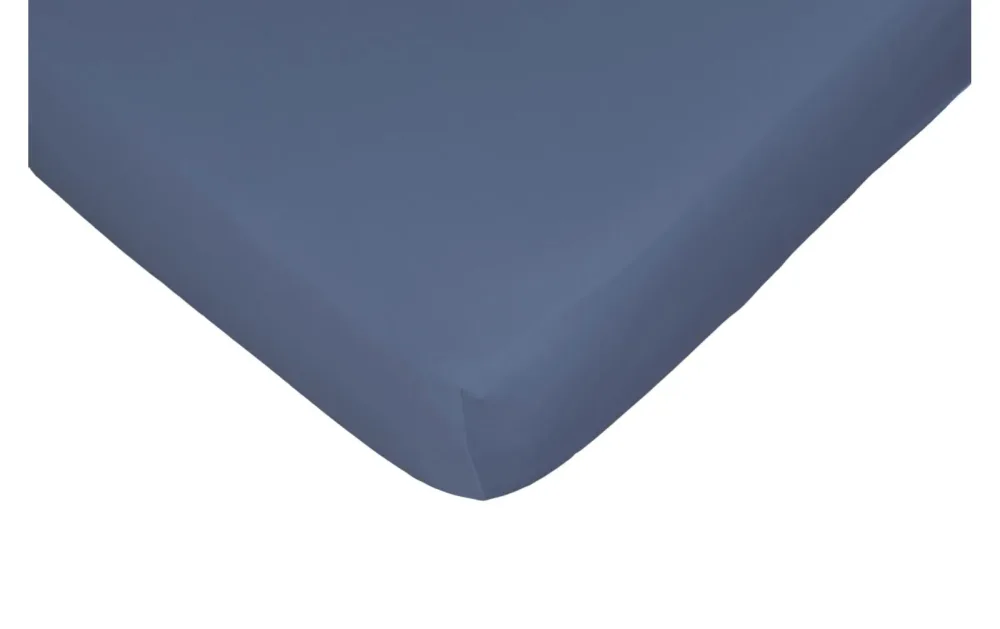 Nobilium - Nela Fixleintuch, 140 x 200 cm, Mitternachtsblau