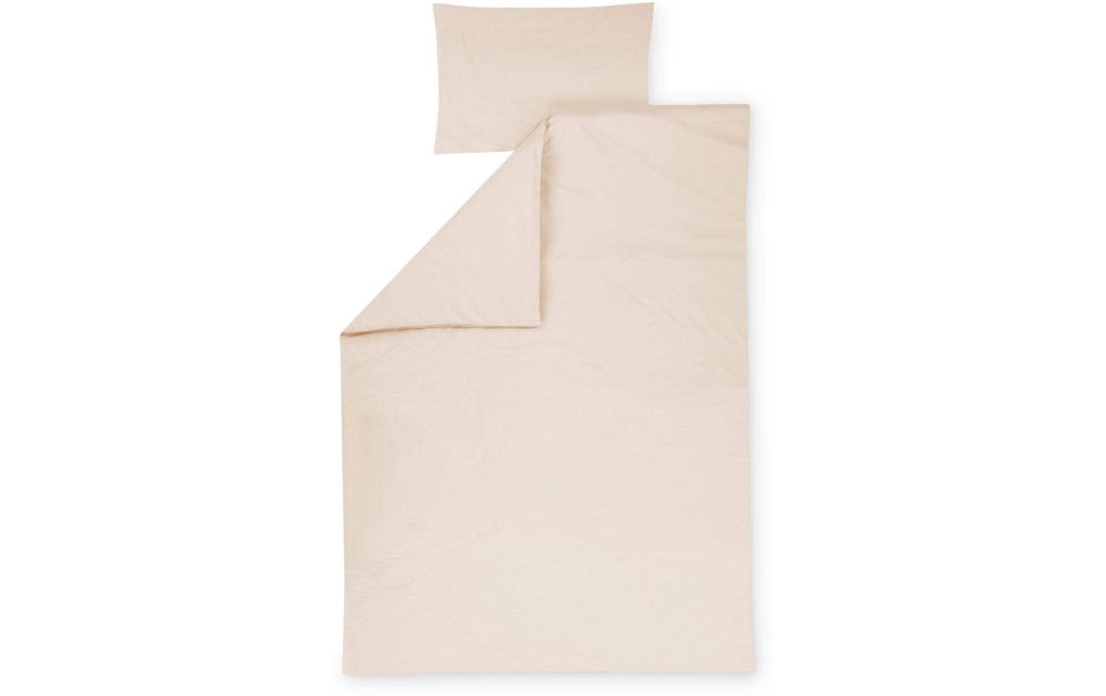 JULIUS ZÖLLNER Bettwäsche uni taupe 100 x 135 cm - beige
