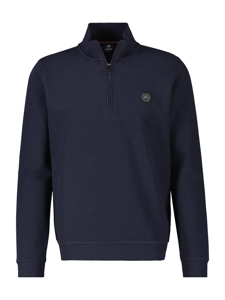 LERROS Sweatshirt »LERROS Sweat-Troyer in Strukturqualität«
