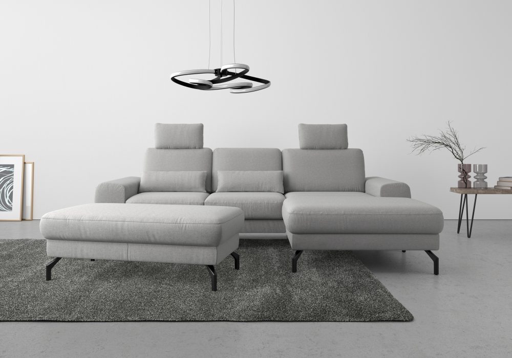 sit&more Ecksofa »Cinturo«, inklusive Sitztiefenverstellung und Federkern