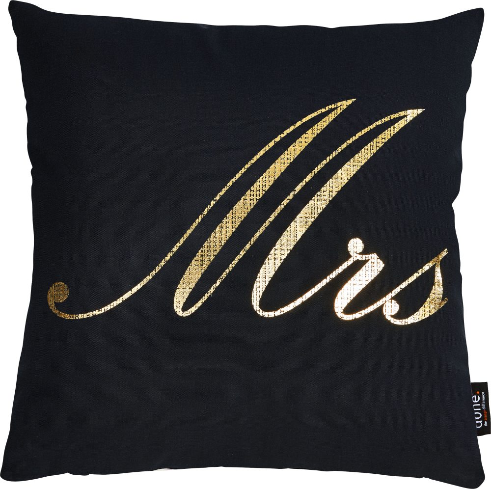 done.® Dekokissen »Stone Mrs«, (1 St.), mit Schriftzug Mrs